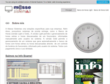 Tablet Screenshot of massesistemas.com.br